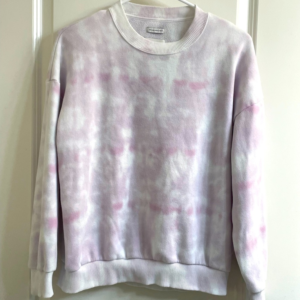American Eagle Pink Tye Die Hoodie